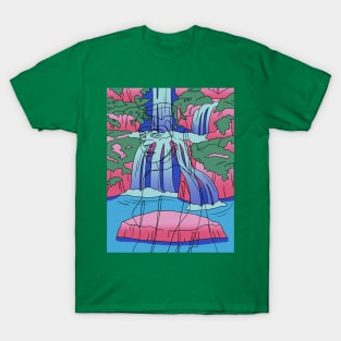 Waterfall View Vacations T-Shirt